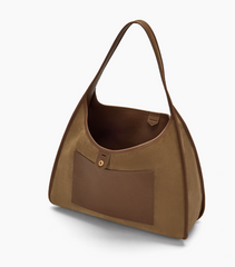 Never Late Hobo Bag Brown Combi