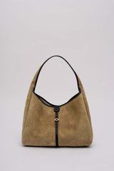 Never Late Hobo Bag Sand Combi Black