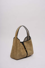 Never Late Hobo Bag Sand Combi Black