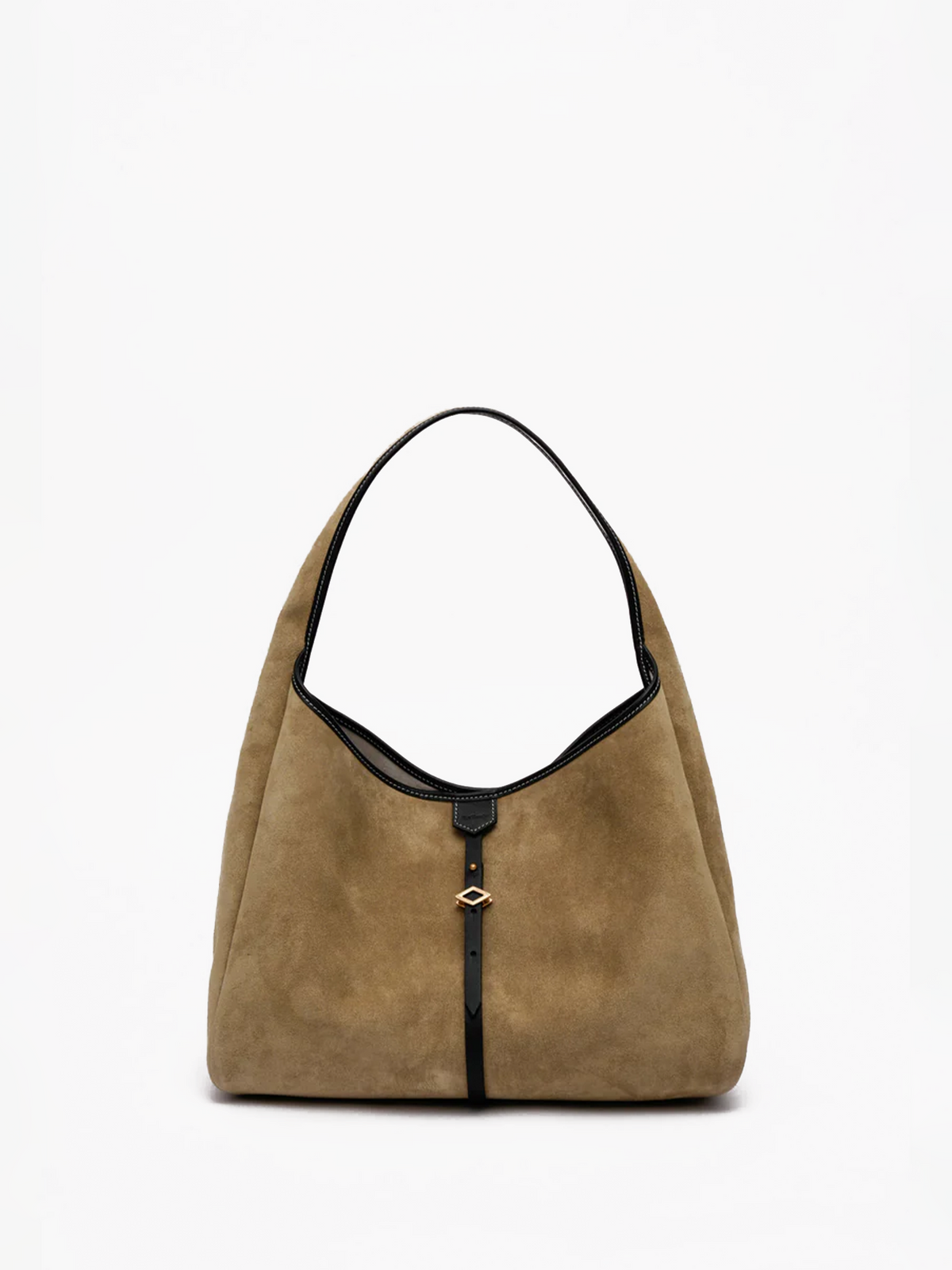 Never Late Hobo Bag Sand Combi Black