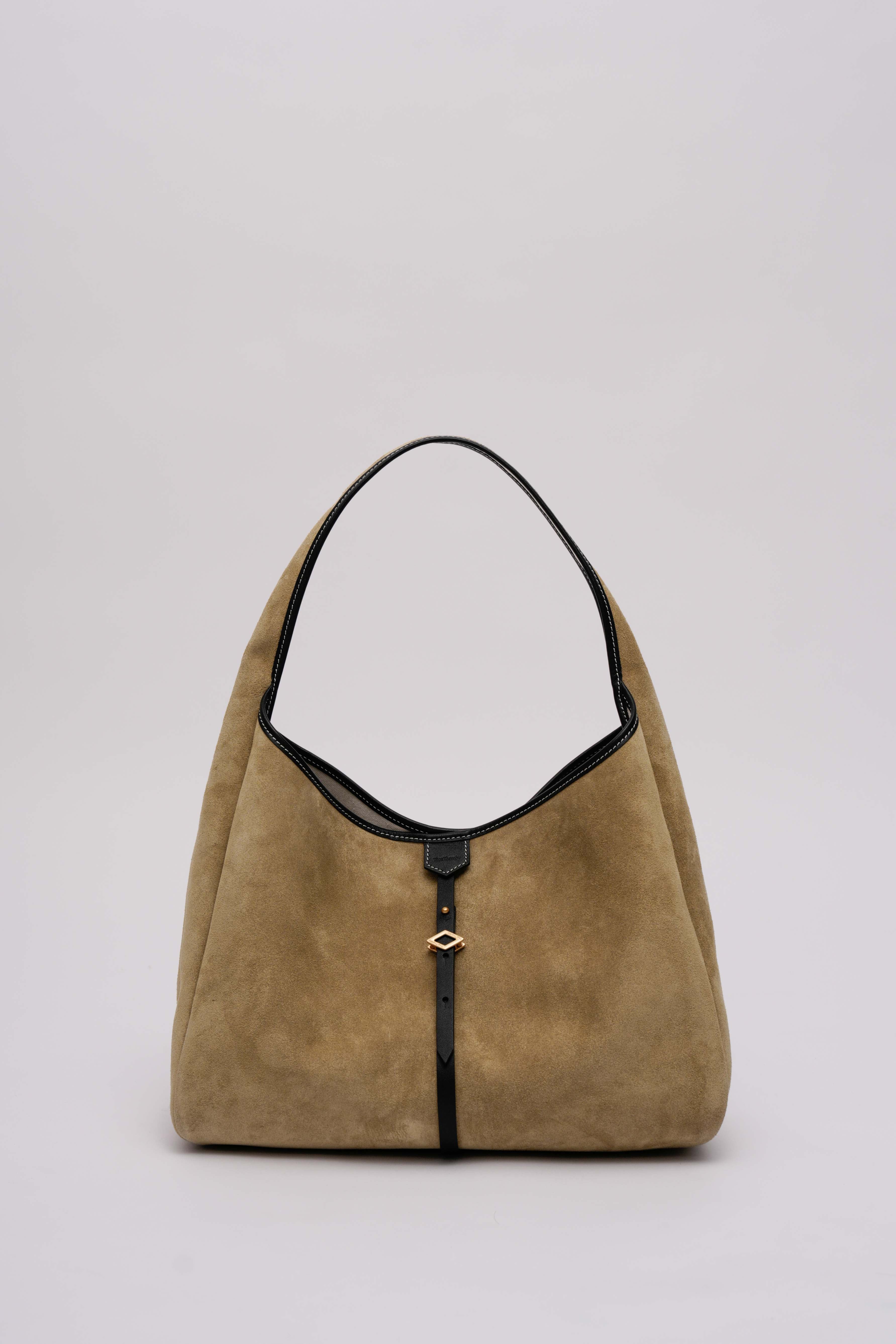 Never Late Hobo Bag Sand Combi Black