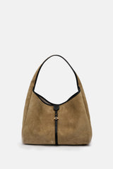 Never Late Hobo Bag Sand Combi Black
